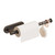 Kitchen Kitchen Roll Holder Under Cabinet Paper Towel Wall Mount Decor(Black)