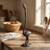 Cast Iron Paper Towel Holder with Weighted Base,Square Base Design Vintage Cast Iron Style