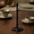 Cast Iron Paper Towel Holder with Weighted Base,Square Base Design Vintage Cast Iron Style