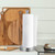 2PCS Standing Stainless Steel Paper Towel Holder Rack, Vertical Organizer