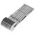 Zopsc Stainless Steel Multi Wheel Dough Roller (Seven-wheel knife)