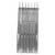 Zopsc Stainless Steel Multi Wheel Dough Roller (Seven-wheel knife)