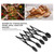 Expandable Pizza Cutter stainless steel pastry roller with adjustable multi wheel design (5 Rollers 11cm)