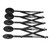 Expandable Pizza Cutter stainless steel pastry roller with adjustable multi wheel design (5 Rollers 11cm)