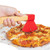 Shaped Pizza Cutter Wheel Stainless Steel(Red)