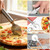 Stainless Steel Pizza Cutter Wheel Rotating Slicer(2)