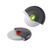 Stainless Steel Pizza Cutter Wheel(Green round hole)