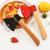 Pizza Cutter Wheel Stainless Steel Blade Handle(Black)