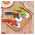 Stainless Steel Pizza Cutters Pastry Roller Cutter Cookie Cake Wheel(Black)