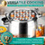 16 Quart Heavy Duty Aluminum Pressure Canner & Cooker, Stovetop Pressure Pot with Pressure Gauge & Multi Safety Valves, Compatible with Gas Electric Induction Cooktops, Large Batch Cooking