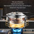 Marhynchus Stainless Steel Pressure Cooker, 80 kPa Pressure Rating (8L)