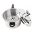 Ziyvural Aluminum Pressure Cooker, Explosionproof Valve Fast Even Heating