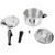 Ziyvural Aluminum Pressure Cooker, Explosionproof Valve Fast Even Heating