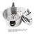 Ziyvural Aluminum Pressure Cooker, Explosionproof Valve Fast Even Heating