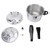 Ziyvural Aluminum Pressure Cooker, Explosionproof Valve Fast Even Heating