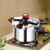 Stovetop Pressure Cooker with Secure Locks and Fast Cooking,4L