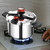Stainless Steel Stovetop Pressure Cooker with 4 Secure Locks,4L
