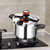 Stainless Steel Stovetop Pressure Cooker with 4 Secure Locks,4L