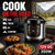 12V Car Electric Pressure Cooker, 350W Portable Pressure Cooker with Cigarette Lighter Plug, Multifunctional Car Food Cooker for Rice, Soup, Meat, Beans and Stew