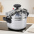 COMPUKAS 4L Stainless Steel Pressure Cooker with Safety Valves Steaming