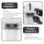 4l Aluminum Alloy Pressure Cooker with Magnetic Base for Gas Stoves