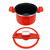 Leftwei Enamel Micro Pressure Cooker 7L Stew Soup Braising Pot