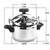Mini Pressure Cooker 4L – Portable Camping Stainless Steel Pressure Pan