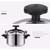 GRSJKRI Household Gland Type Pressure Cooker,Multi-function Aluminum Alloy Skillet,Soup Pot,Save Time and Energy, Fast Cooking，Various Stoves Universal(3L)