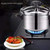 GRSJKRI Household Gland Type Pressure Cooker,Multi-function Aluminum Alloy Skillet,Soup Pot,Save Time and Energy, Fast Cooking，Various Stoves Universal(5L)