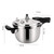 GRSJKRI Stainless Steel Pressure Cooker，Pressure Cooker Cookware, Polished Steel，gas Stove Induction Universal，Silver