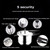 GRSJKRI Stainless Steel Pressure Cooker, Fast Canner Pot Kitchen 22cm Diameter Induction Gas Universal