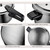 GRSJKRI Stainless Steel Pressure Cooker, Fast Canner Pot Kitchen 22cm Diameter Induction Gas Universal