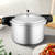 GRSJKRI Aluminum Pressure Cooker Fast Canner with Steam Release Valve for Rice or Soup-11.5L