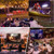 Projector Screen and Stand 150 inch 16:9 HD 4K Large Outdoor Projector Screen Portable Projection Movie Screen with Carry Bag for Home Theater Backyard Cinema Travel Foldable Anti Crease Windproof