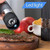 MXDLYHHHT Easily Adjustable Electric Salt and Pepper Grinder Set with LED Light, Automatic Mill Keeps Grind Fresh(2pcs)