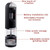 MXDLYHHHT Easily Adjustable Electric Salt and Pepper Grinder Set with LED Light, Automatic Mill Keeps Grind Fresh(1pcs)