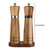 Easily Adjustable Wooden Salt And Pepper Grinder Set Shaker Easy Adjustable Ceramic Coarseness Refillable Keeps grind Fresh