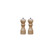 Manual Wooden Salt and Pepper Grinder Set, Hand Cranked Mill(2 Pieces 5 inch)