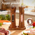 2 Pack Wooden Salt and Pepper Grinder Set(Style B)