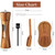 Wood Salt and Pepper Grinder Set with Base(1Sets)