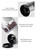 Easily Adjustable Electric Pepper And Salt Grinder Set With Adjustable Coarseness, Battery Operated Mills 2 Pcs Keeps grind Fresh(Black)