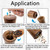 Pepper Mills Wooden Pepper Mills Workmanship Salt and Grinder Spice Mill In A Set with Ceramic, Cleaning Brush