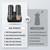 Electric Salt and Pepper Grinder Set with Rechargeable Base