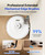 Redroad Robot Vacuum Cleaner 20,000 Pa Robot Vacuum and Mop,90 Day Self Emptying Vacuum Robot,Lidar Navigation,5G/2.4GWiFi APP Aspirateur Robot,Self-Charging Robot Vacuums for Pet,Floor,Carpet White