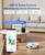 Redroad Robot Vacuum Cleaner 20,000 Pa Robot Vacuum and Mop,90 Day Self Emptying Vacuum Robot,Lidar Navigation,5G/2.4GWiFi APP Aspirateur Robot,Self-Charging Robot Vacuums for Pet,Floor,Carpet White