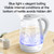 Deerma SH30W 1.7L Transparent Electric Glass Kettle Heat Resistant Glass Teapot Electric Kettles with Light Kitchen Appliances