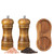 Wood Salt and Pepper Grinder Set with Adjustable Mill(5 inch)