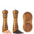 Wood Salt and Pepper Grinder Set with Adjustable Mill(8 inch)