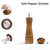 Wood Salt and Pepper Grinder Set with Adjustable Mill(8 inch)