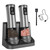 Electric Salt and Pepper Grinder Set, One-Handed Ceramic Mills(Silevr)